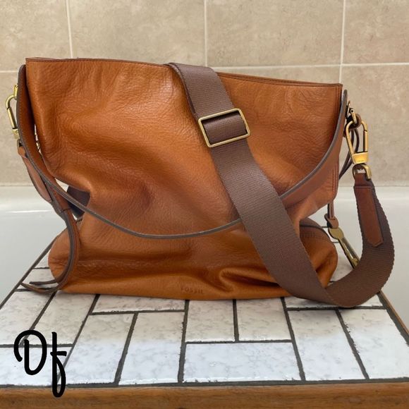 Fossil Bags Fossil Maya Hobo Bag Yellowbrown Poshmark